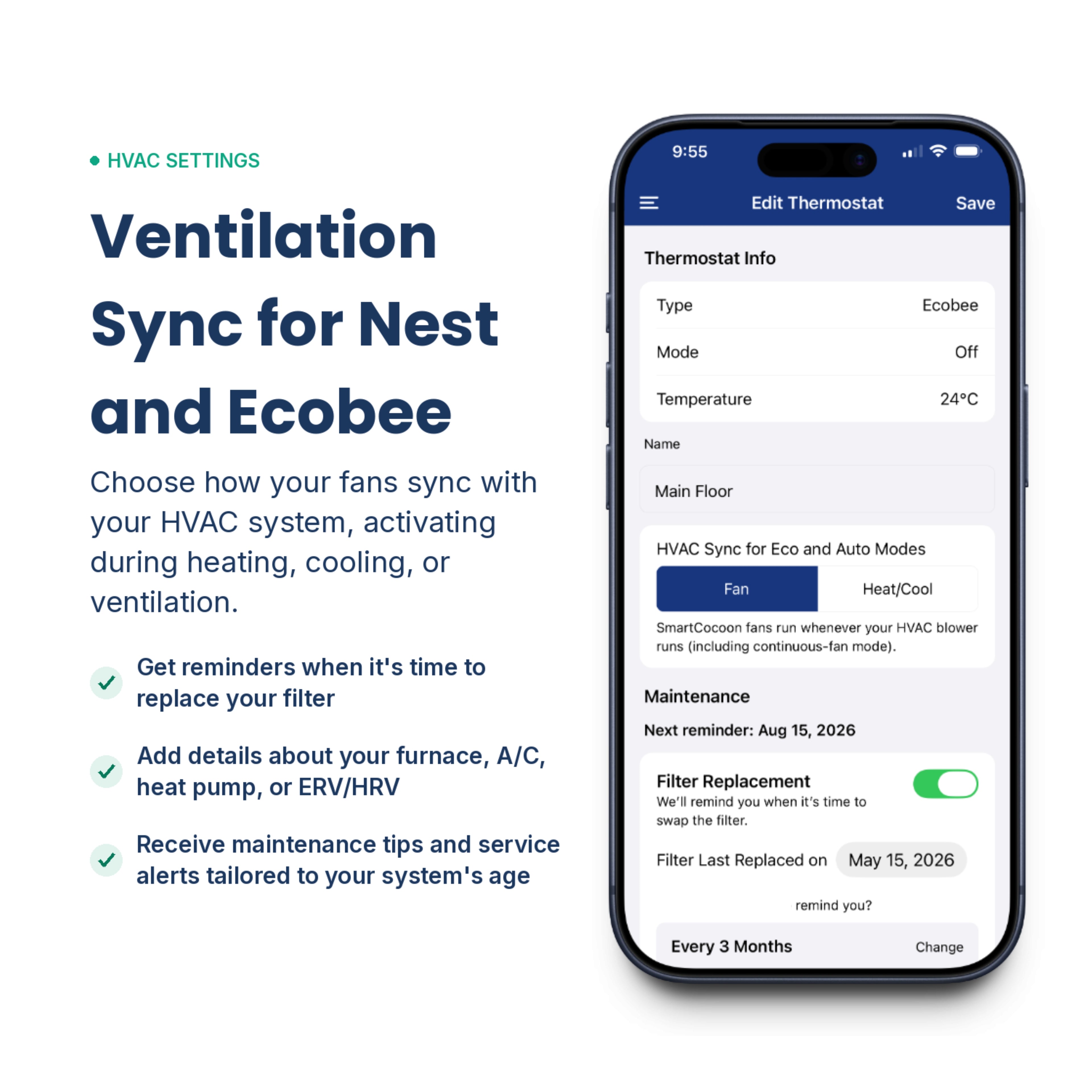 Smart Vent Register Booster Fan