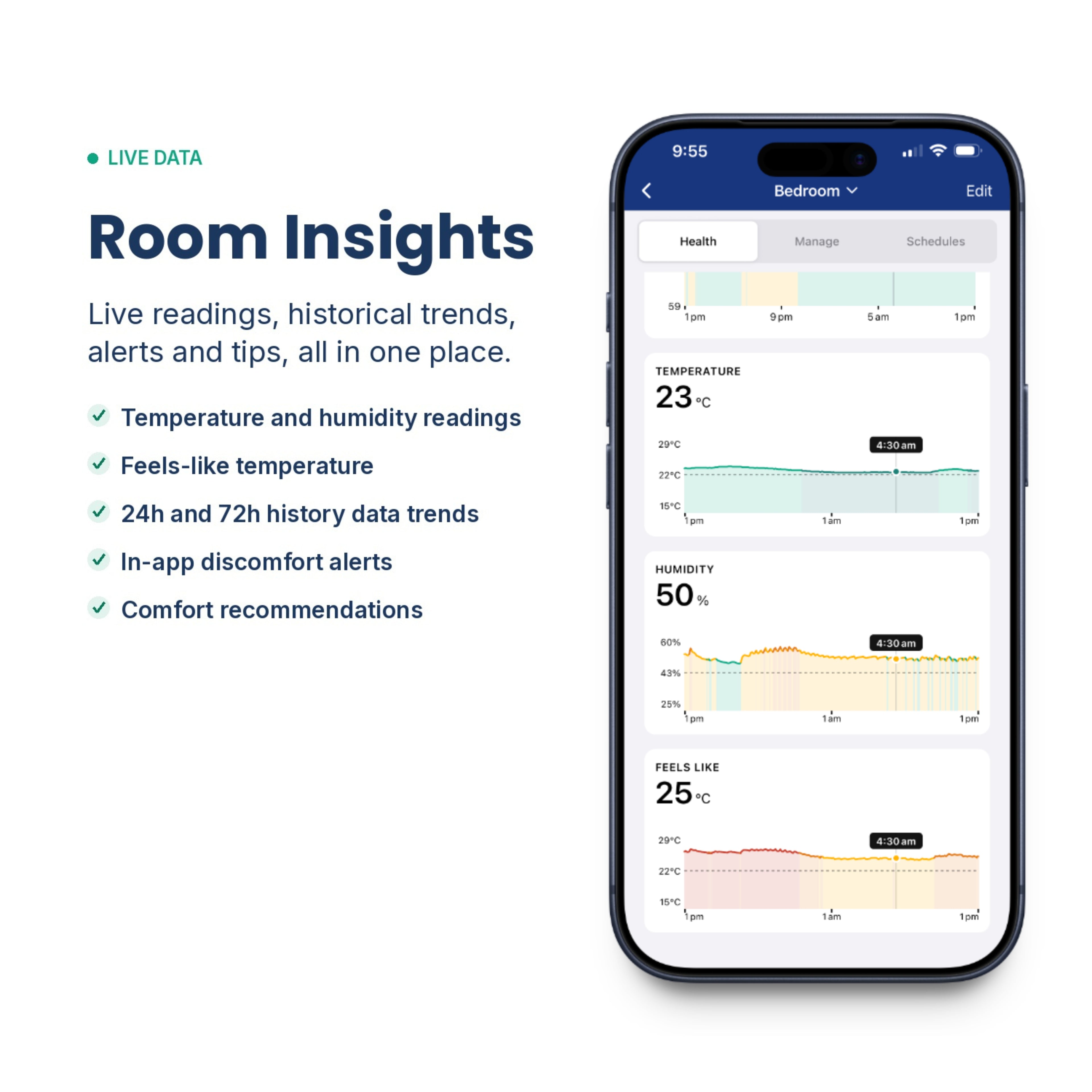 Smart Vent Register Booster Fan With Sensor