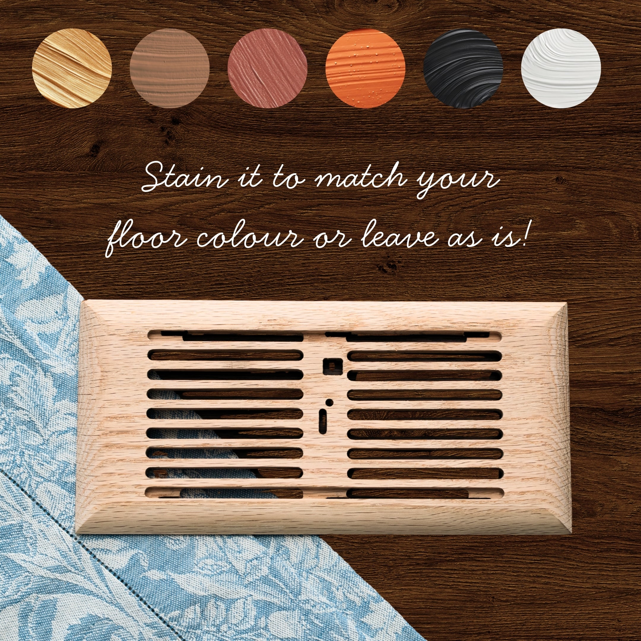 Unstained Custom-Made Wood Cover