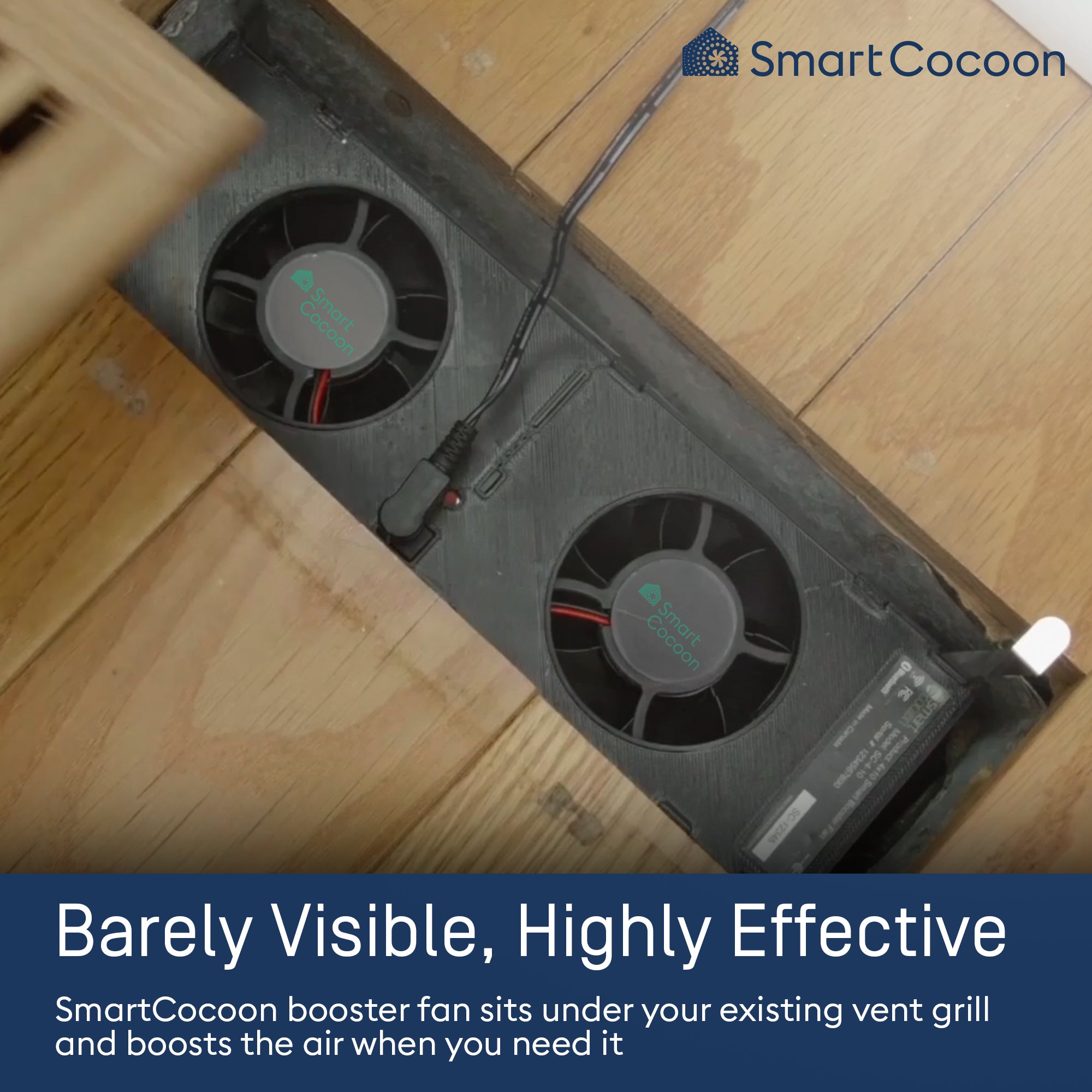 Smart Vent / Register Booster Fan