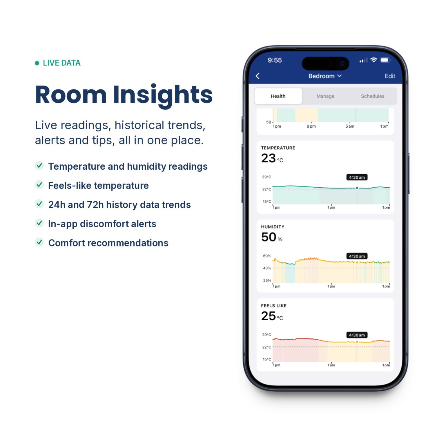 Smart Vent Register Booster Fan With Sensor