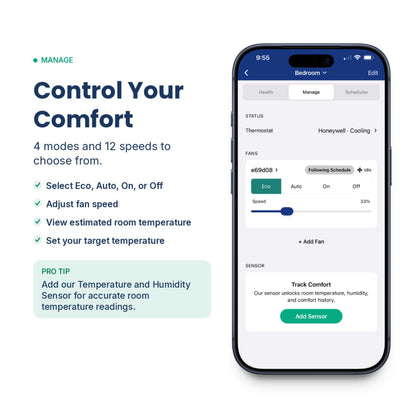 Smart Vent Register Booster Fan